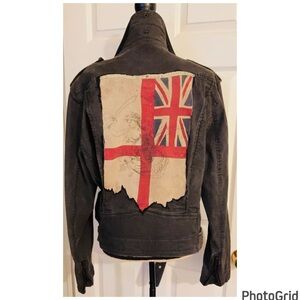 Ralph Lauren Denim & Supply Flag Moto Jacket RARE